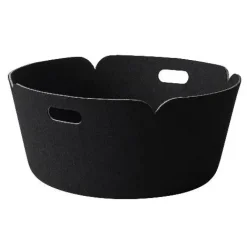 Restore säilytyskori pyöreä, Musta