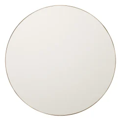 Retell pinboard ilmoitustaulu Ø 80 cm, Valkoinen-messinki