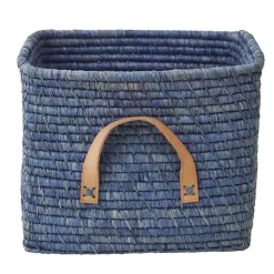 Rice raffia säilytyskori, Sininen