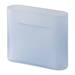 Ridge maljakko huurrettu lasi 16,5 cm, Light blue
