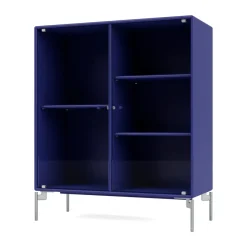 Ripple II vitriinikaappi 69,6x82,2x30 cm, Monarch-jalat chrome