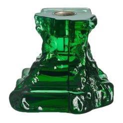 Rocky Baroque -kynttilänjalka 95 mm, Smaragdin vihreä