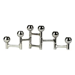 Round Folding -kynttilänjalka 48 x 15 cm, Hopea