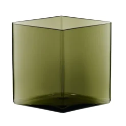 Ruutu maljakko 20,5 x 18 cm, sammaleenvihreä