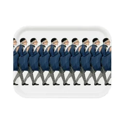 Setä Sininen -tarjotin neliö, 27x20 cm