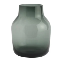 Silent maljakko Ø 15 cm, Dark Green