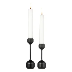 Silhouette kynttilänjalka 2 osaa, Black