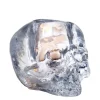 Skull kynttilälyhty 8,5 cm, kirkas lasi