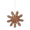 Snowflake joulukoriste Indian tan, Ø15 cm