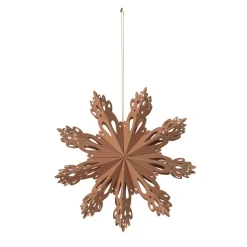 Snowflake joulukoriste Indian tan, Ø15 cm