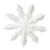 Snowflake joulukoriste White, Ø30 cm