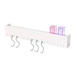So-Hooked seinähylly, valkoinen