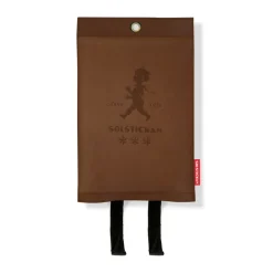 Solstickan samutuspeite nahkaa 120x120 cm, Tumma nahka