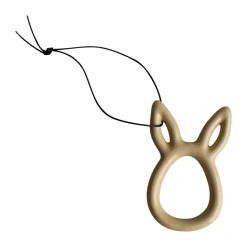 Sprinkle rabbit pääsiäiskoriste 8 cm, Kiiltävä keltainen