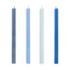 Square Candle kynttilä mix 4-pack, Blues