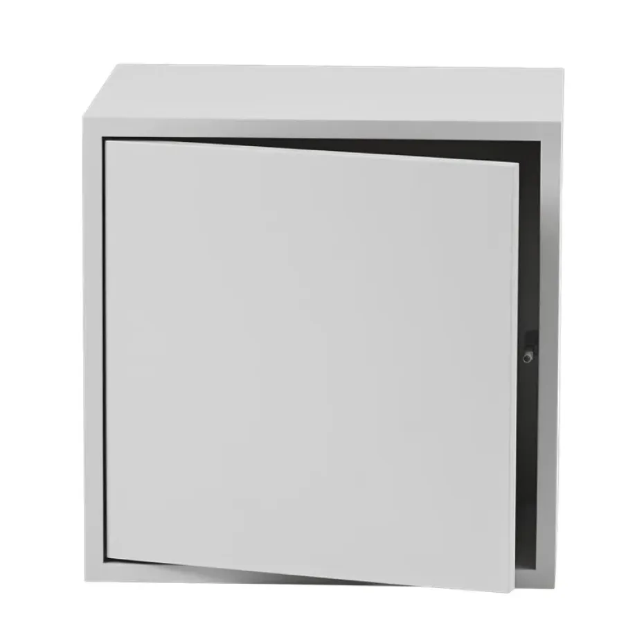 Stacked 2.0 hyllyjärjestelmä ovella, medium, vaaleanharmaa