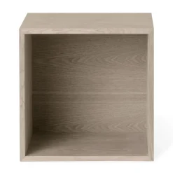 Stacked 2.0 hyllyjärjestelmä taustalevyllä, medium, tammi