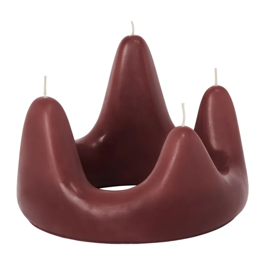 Stala kynttiläsormus kynttilä, Tumma viini