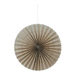 Stella rosette adventtitähti M Ø43 cm, Forest green-natural
