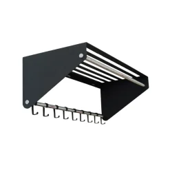 Sticks hattuhylly, Tummanharmaa