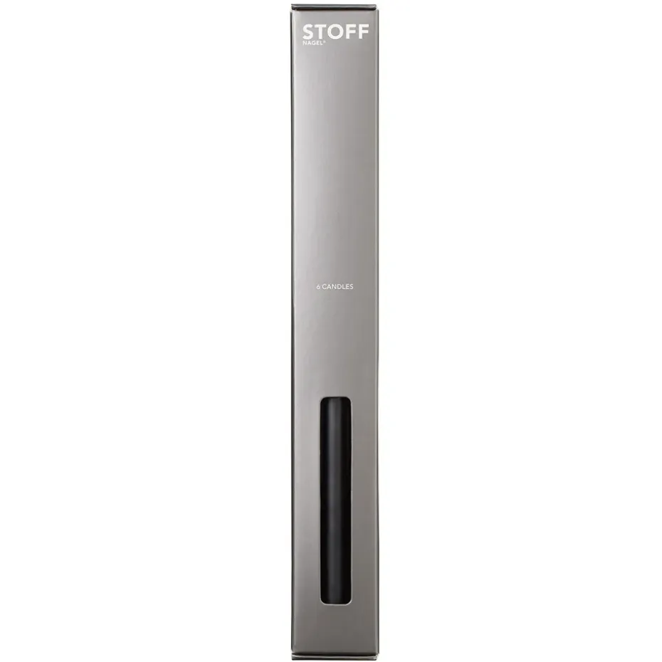STOFF kynttilä merkiltä ester & erik 6-pakkaus, Black