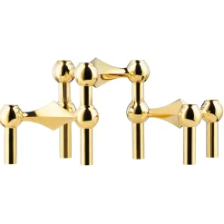 STOFF Nagel kynttilänjalka 3-pakkaus, messinki