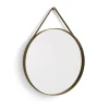 Strap Mirror -peili Ø 70 cm, Light brown