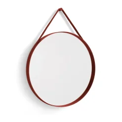 Strap Mirror -peili Ø 70 cm, Red