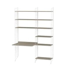 String hyllylevy, beige, 58x30 cm, 3 kpl