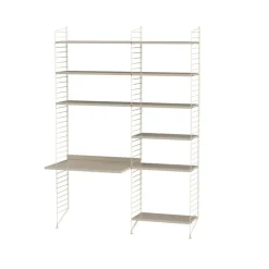 String hyllylevy, beige, 58x30 cm, 3 kpl