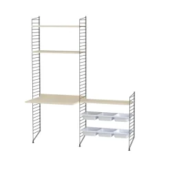 String hyllylevy, saarni, 78x30 cm, 3 kpl