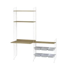 String hyllylevy, tammi, 78x30 cm, 3 kpl