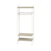 String kenkähylly metalli, beige, 78x30 cm