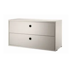 String laatikosto, beige, 78x30 cm