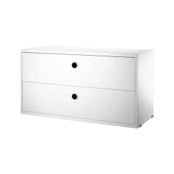 String laatikosto, valkoinen, 78x30 cm