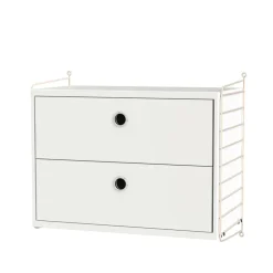 String laatikosto, valkoinen, 58x30 cm