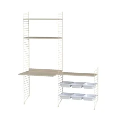 String lattiakaide, beige, 85x30 cm, 1 kpl