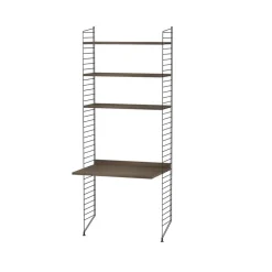 String lattiakaide, musta, 200x30 cm, 2 kpl