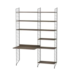 String lattiakaide, musta, 200x30 cm, 2 kpl