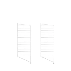 String lattiakaide, valkoinen, 85x30 cm, 2 kpl