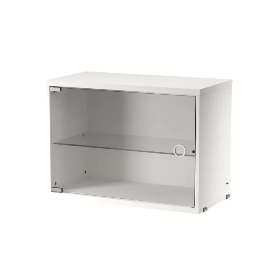 String vitriinikaappi, Valkoinen, 58x30 cm