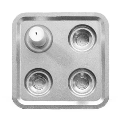 Stumpastaken Fyran, Poleerattu alumiini