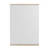 Suorakulmainen seinäpeili 50 x 70 cm, Oak