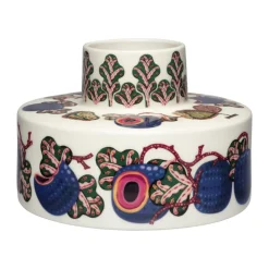 Taika Sato maljakko Ø21x15 cm, Valkoinen-monivärinen