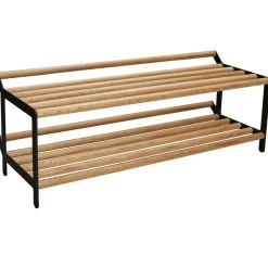 Tamburin kenkähylly 100 cm, Tammi-musta