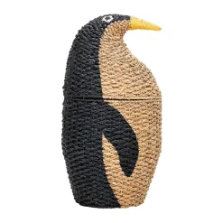 Tazia säilytyskori kannella Ø37x69 cm., Musta