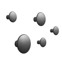 The Dots ripustin metalli 5 kpl, Musta