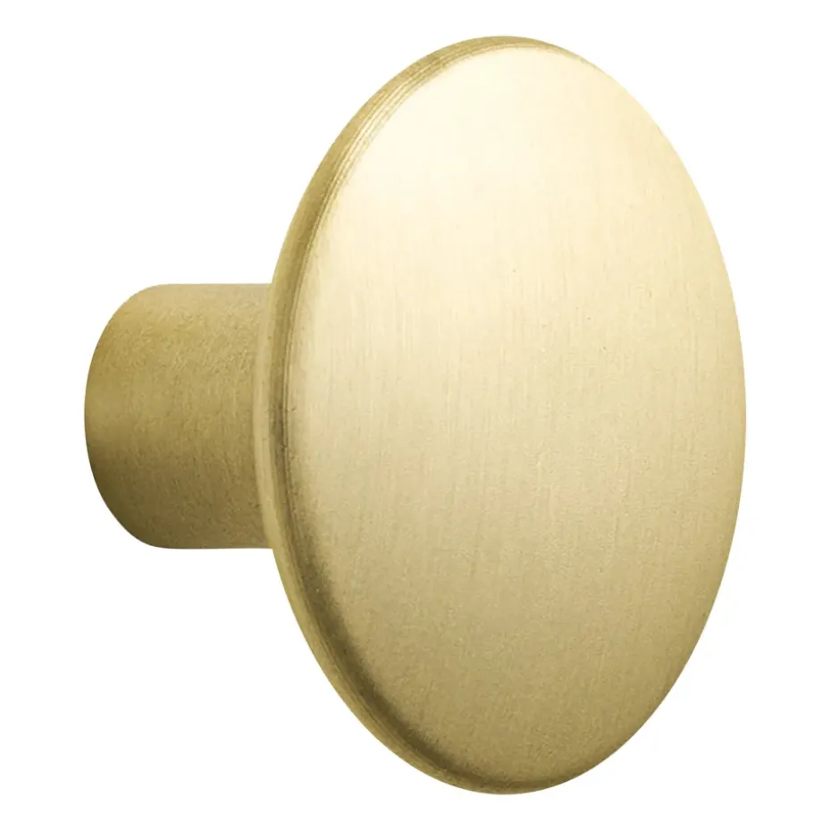 The Dots -vaatekoukku metalli 3,9 cm, Messinki