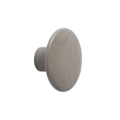 The Dots -vaatekoukku taupe, Ø 9 cm