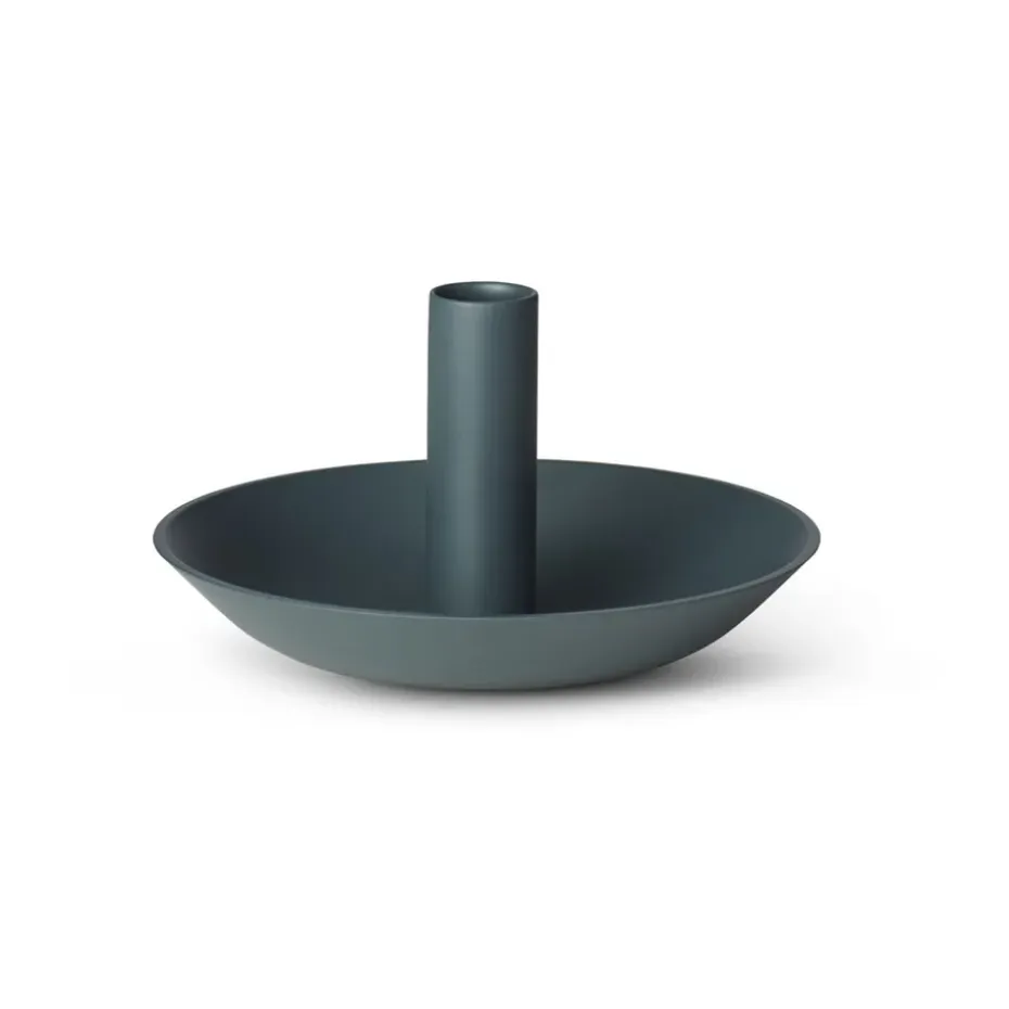 The Water Lily kynttilänjalka Ø 15 cm, Forest green